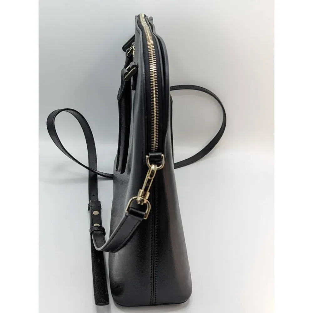 kate spade Black Leather Laptop Bag